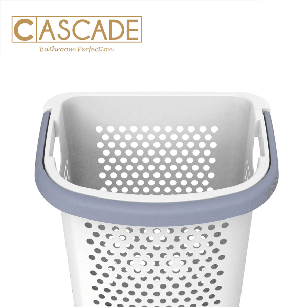 Cascade 57Liters L Hamper With Handle And Wheels - Image 3