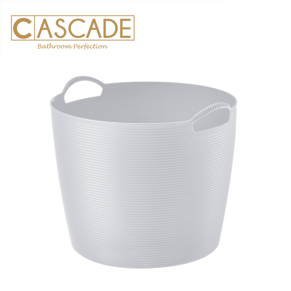 Cascade Large Round Flexi Tub White