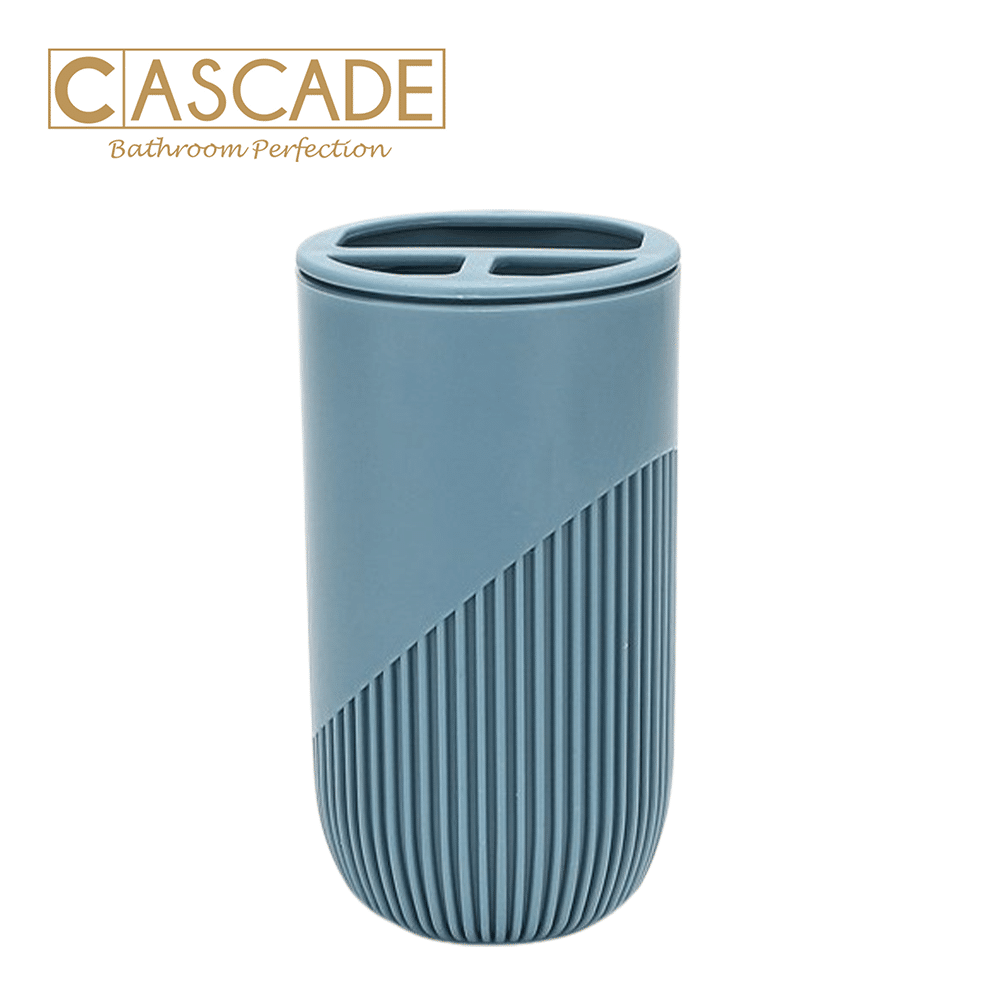 CASCADE LINEAR BLUE TOOTHBRUSH HOLDER