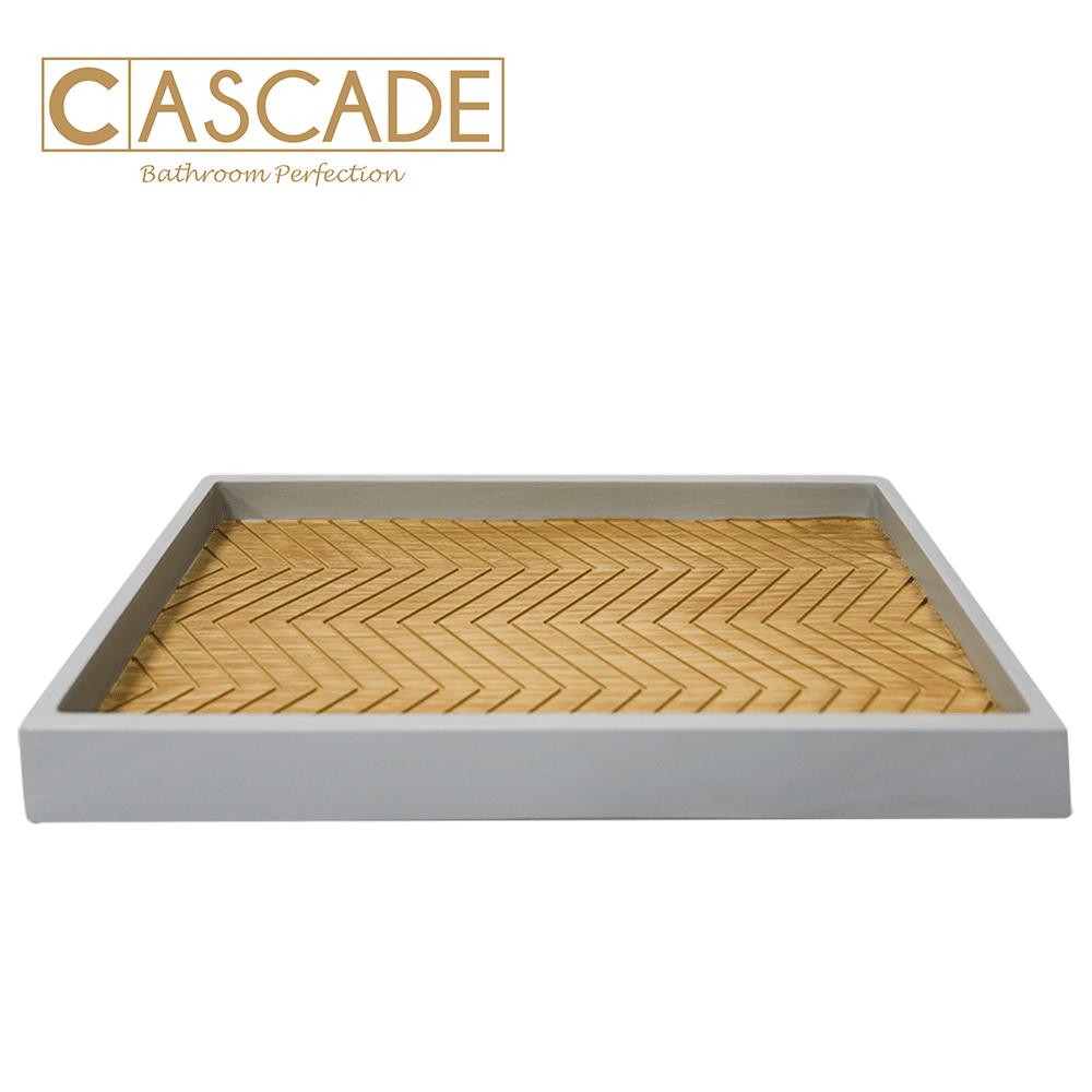 CASCADE GRAY WOOD MULTI-PURPOSE TRAY