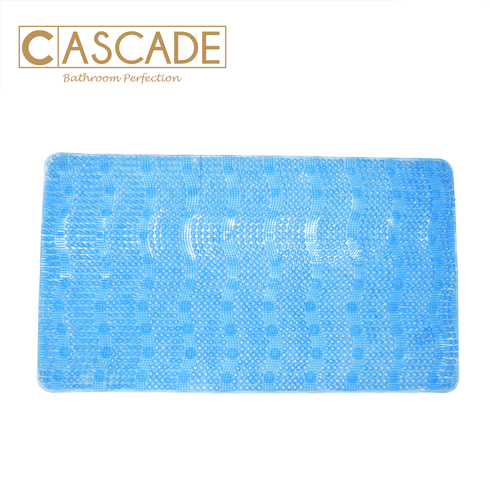 CASCADE GRASS BATH MAT 67X38CM (BLUE)