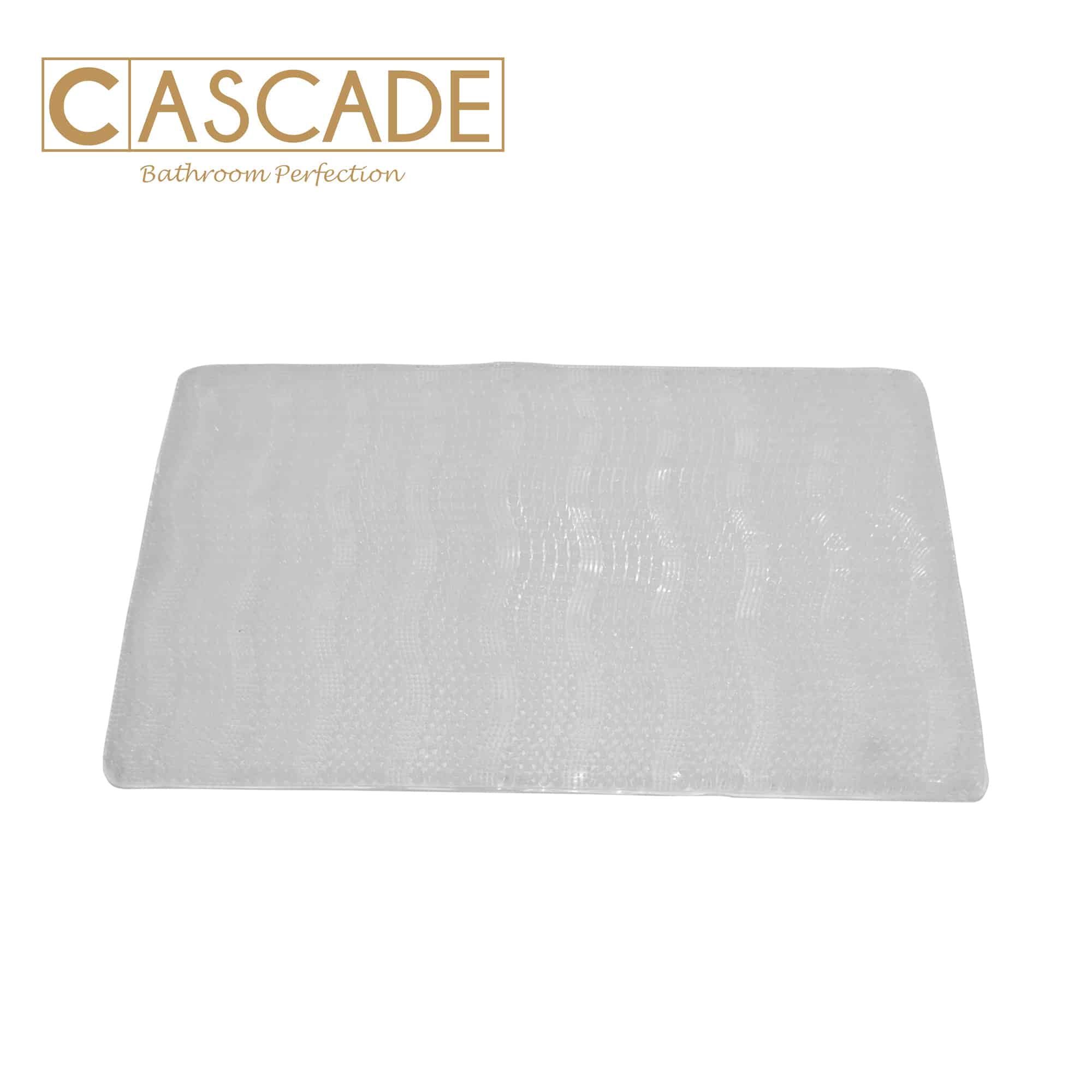 CASCADE GRASS BATH MAT 67X38CM (WHITE)