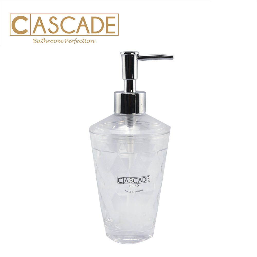 CASCADE (BA-025C)ACRYLIC SOAP DISPENSER