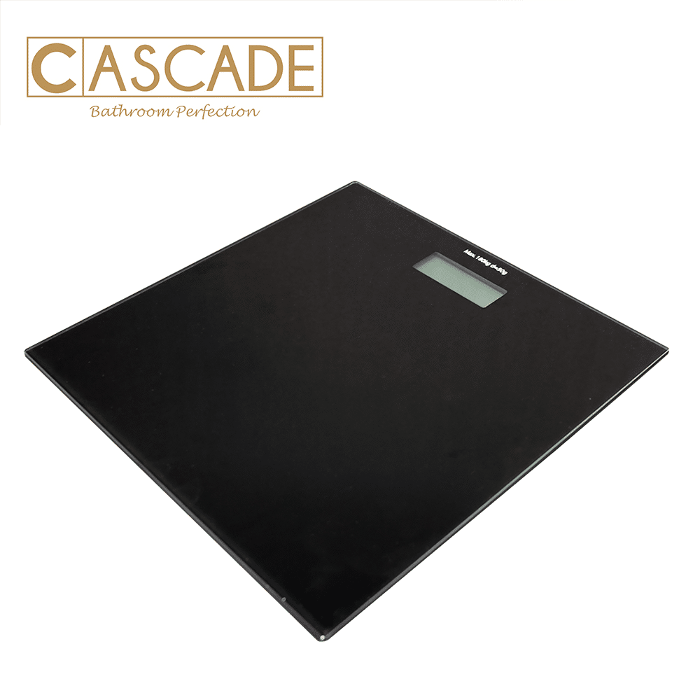 CASCADE SMART DIGITAL BATHROOM SCALE-BLACK