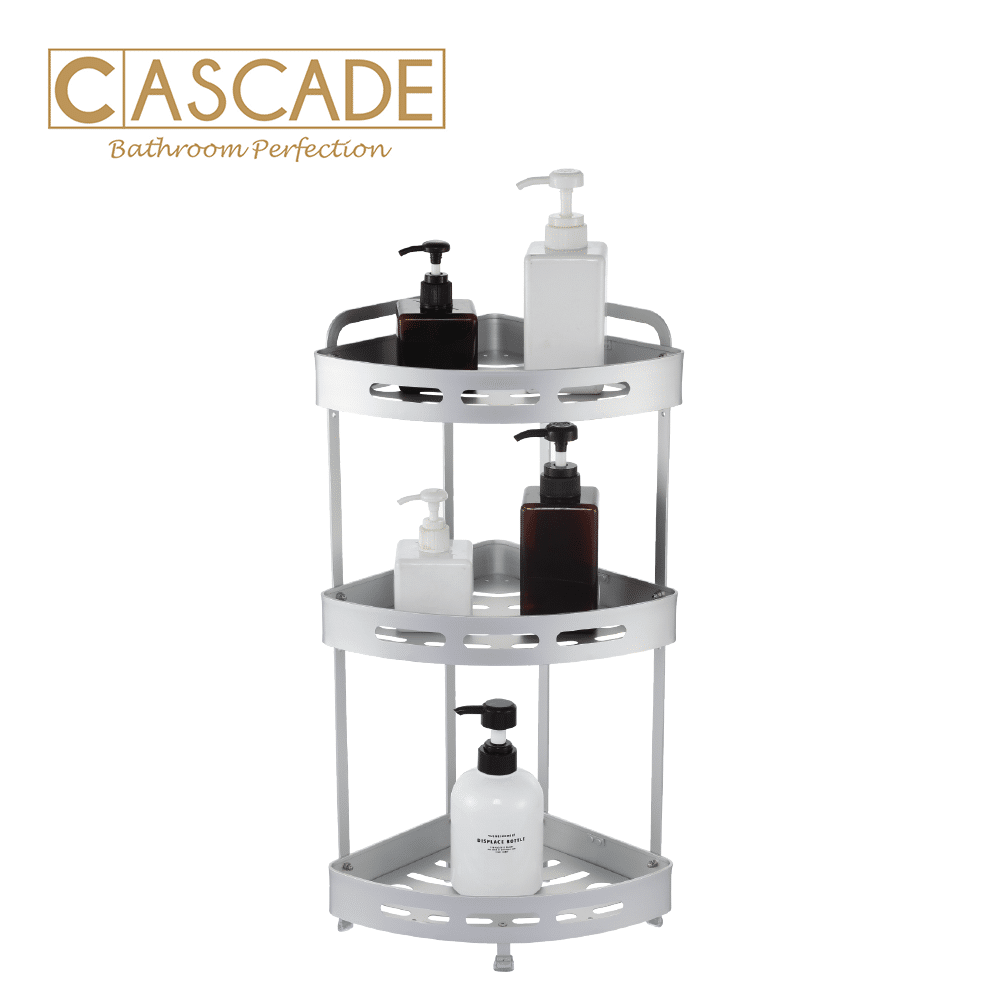 CASCADE 3L ALUM CORNER RACK SILVER