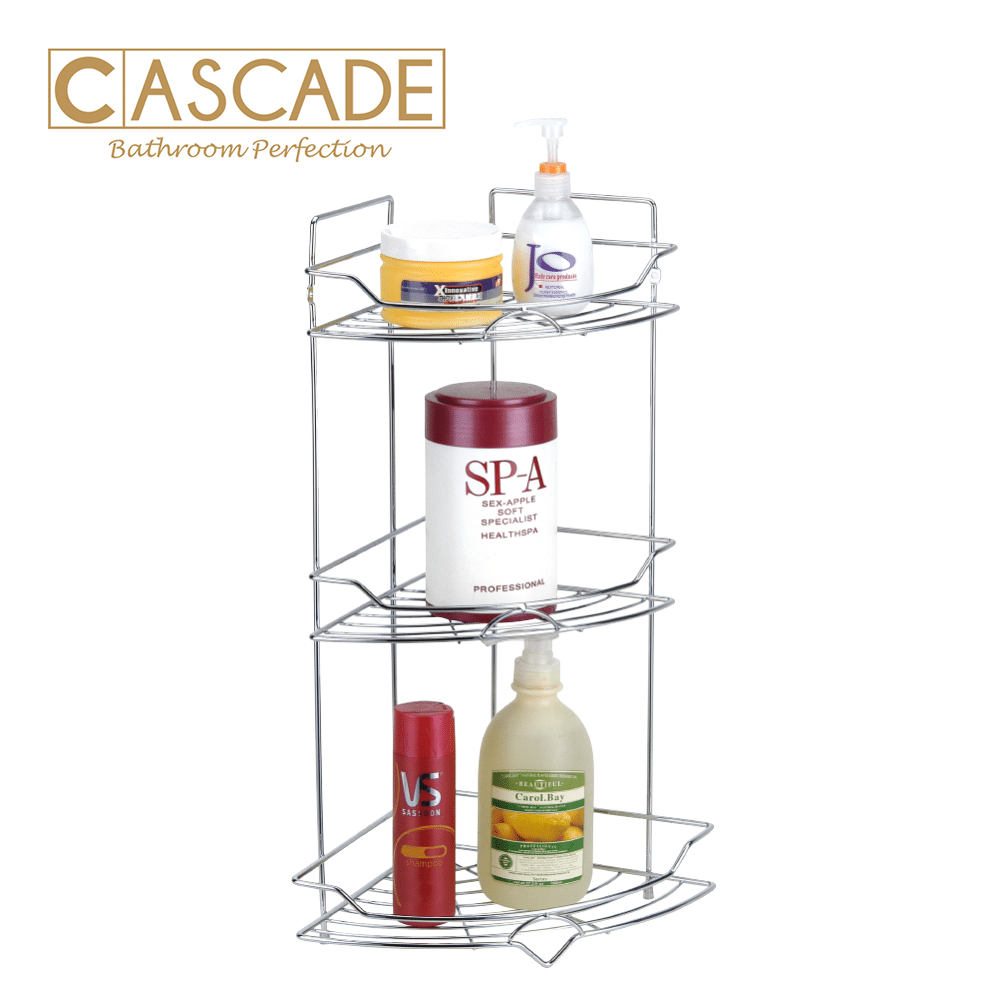CASCADE 3-LAYER CORNER RACK