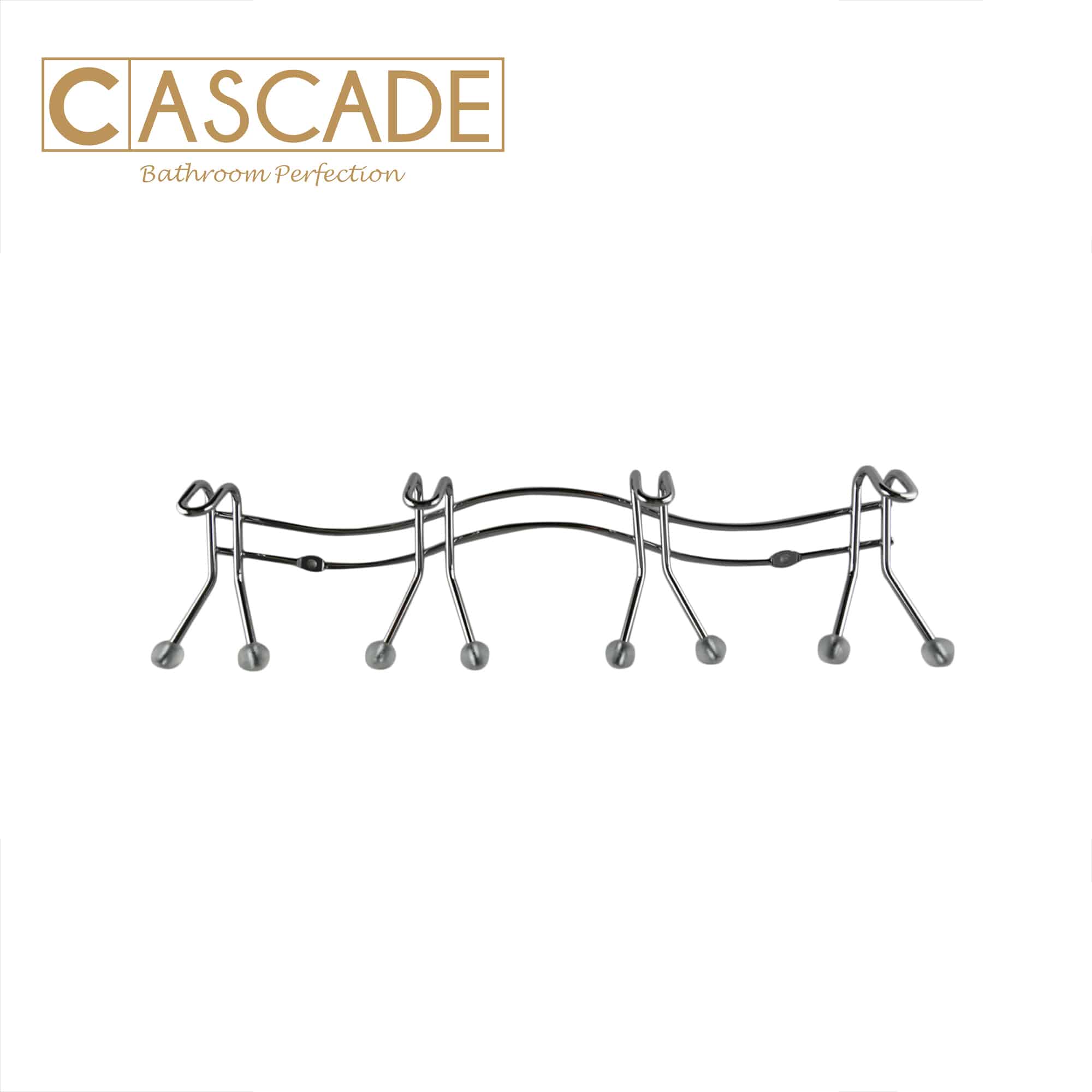 CASCADE WAVY HANGER WITH 4 HOOKS