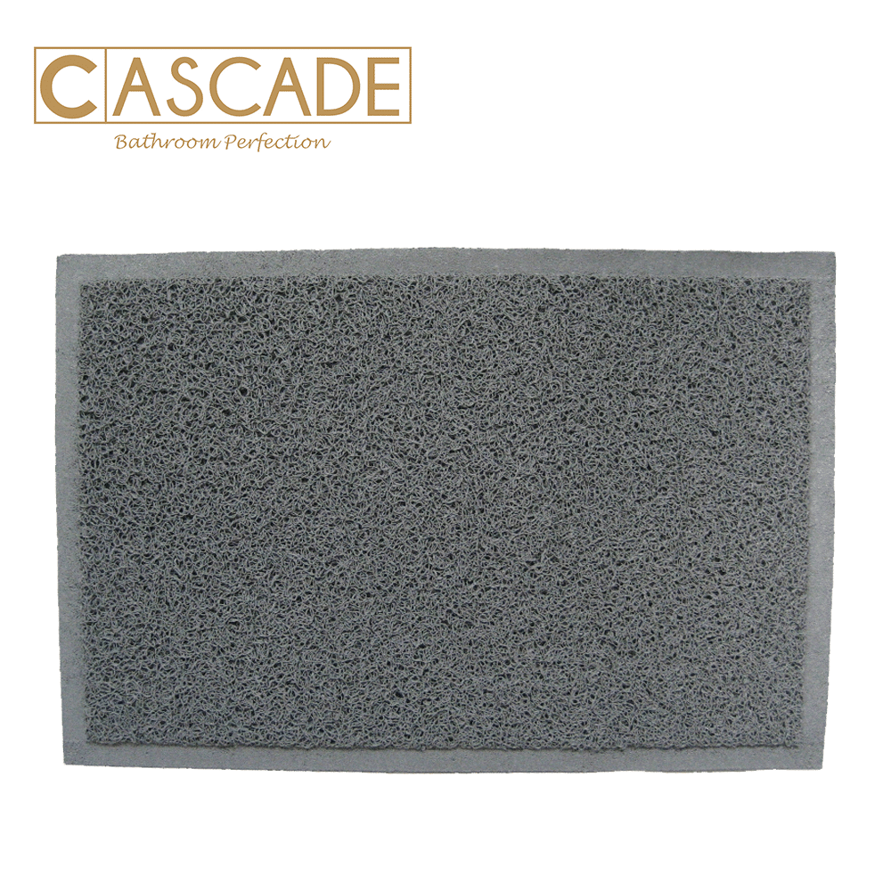 CASCADE 40X60CM DOOR MAT DIRT STOP (GREY)