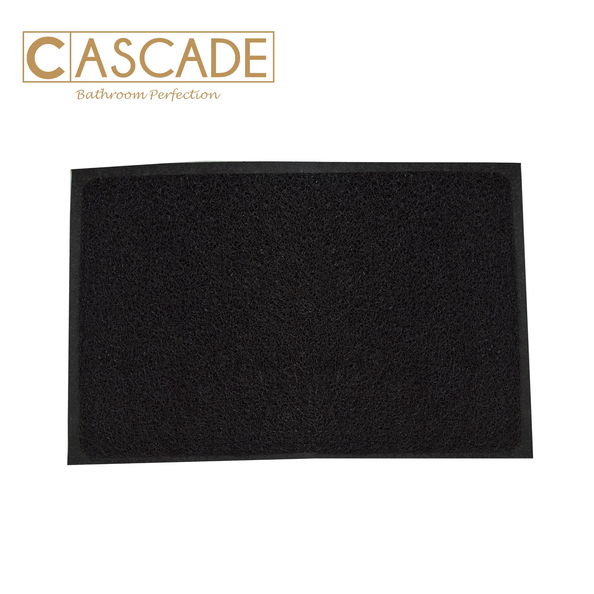 CASCADE 40X60CM DOOR MAT DIRT STOP (BLACK)