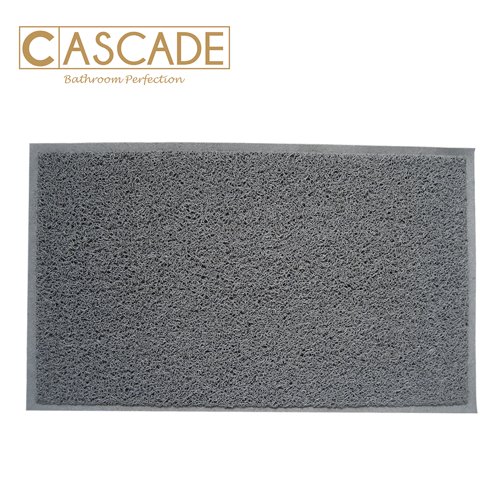 CASCADE 45X75CM DOOR MAT DIRT STOP (GREY)