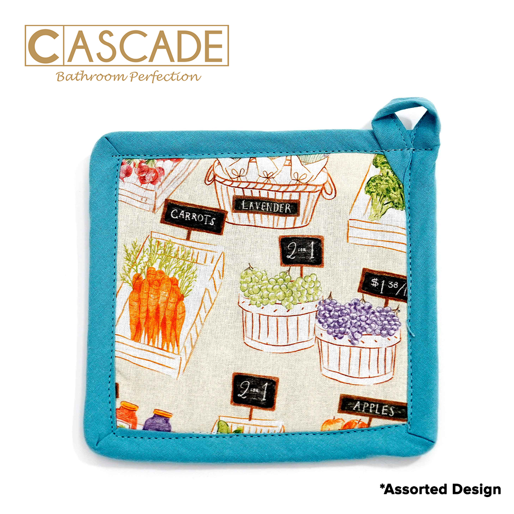 CASCADE 3 PIECE POTHOLDER SET-ASSTD