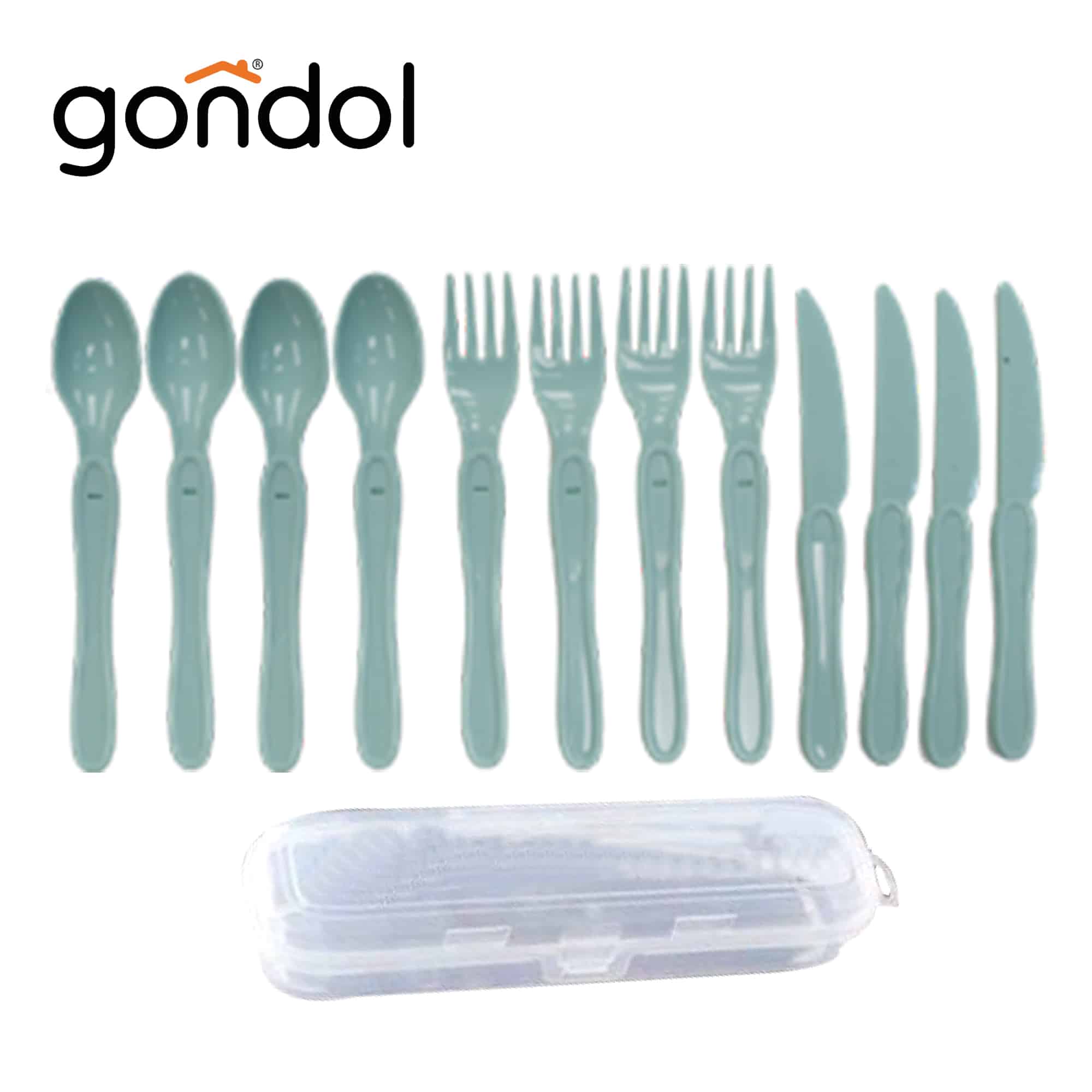 GONDOL 12PC CUTLERY SET W/CASE