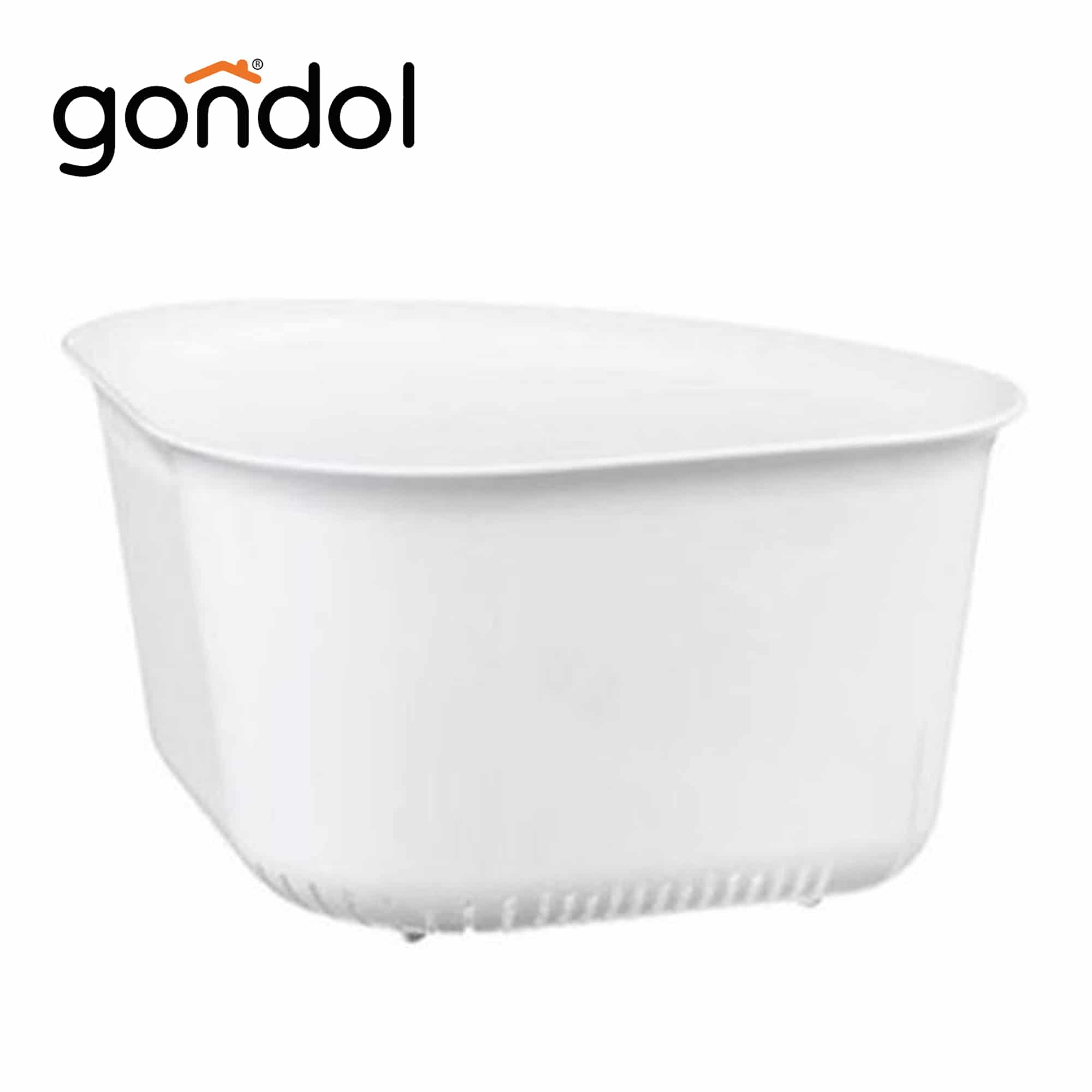 GONDOL SINK STRAINER TRIANGLE (WHITE ONLY)