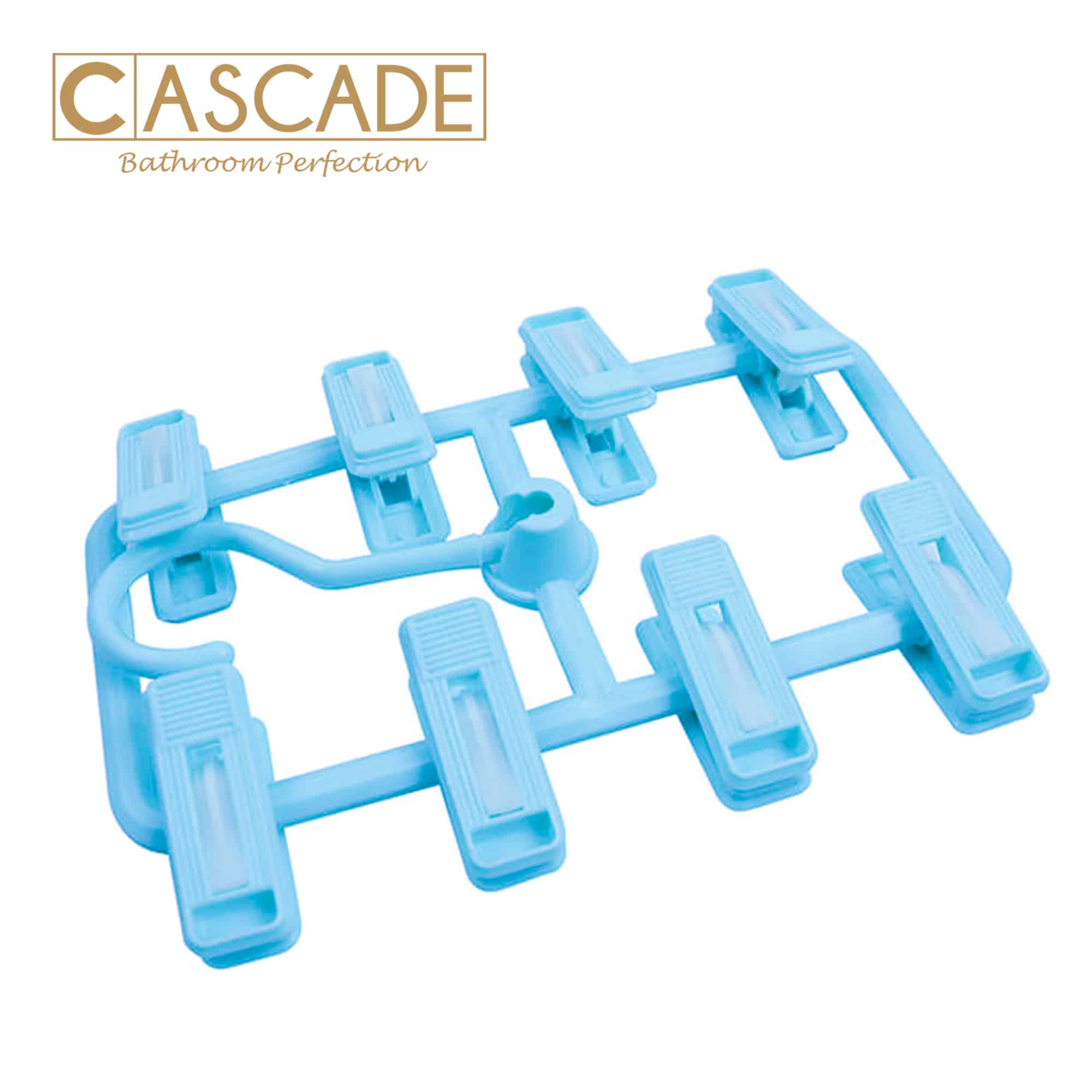 CASCADE SQUARE HANGER W/ 8CLIPS - BLUE