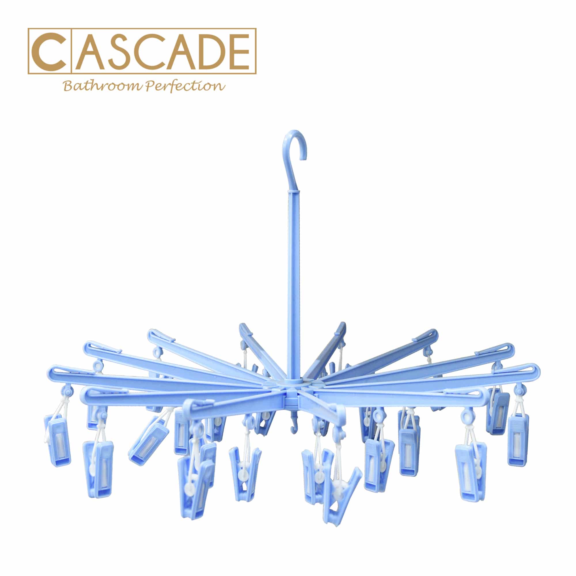 CASCADE UMBRELLA HANGER W/ 36CLIPS - BLUE