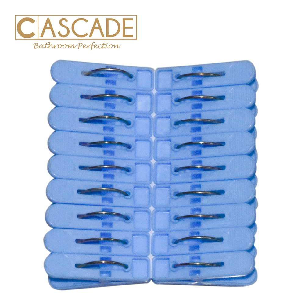 CASCADE SMALL CLIP 18PCS/SET (BLUE)