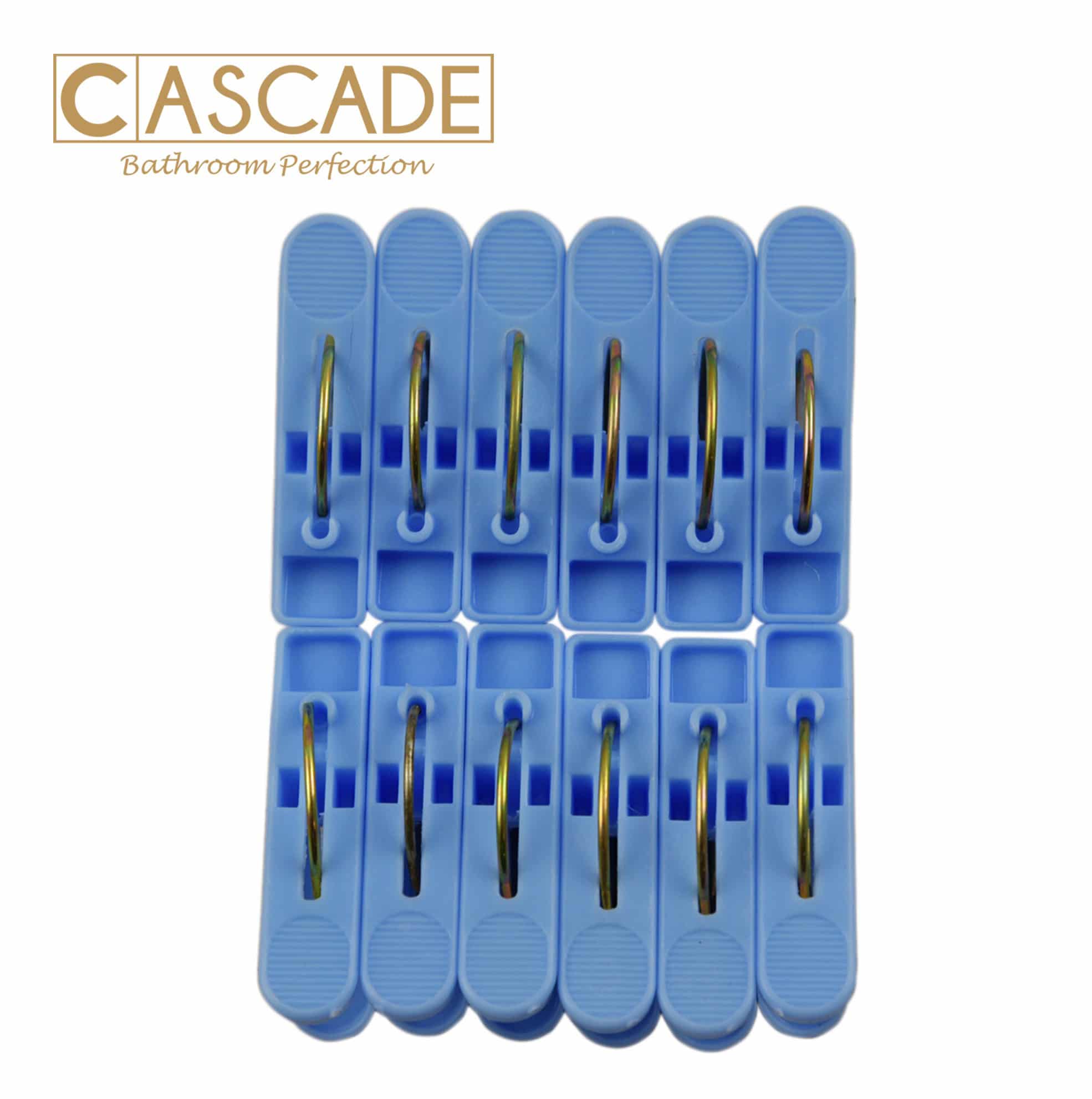 CASCADE SMALL CLIP 12PCS/SET (BLUE)