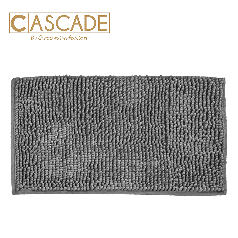 CASCADE BATHMAT CHENILLE 45X75A GRAY