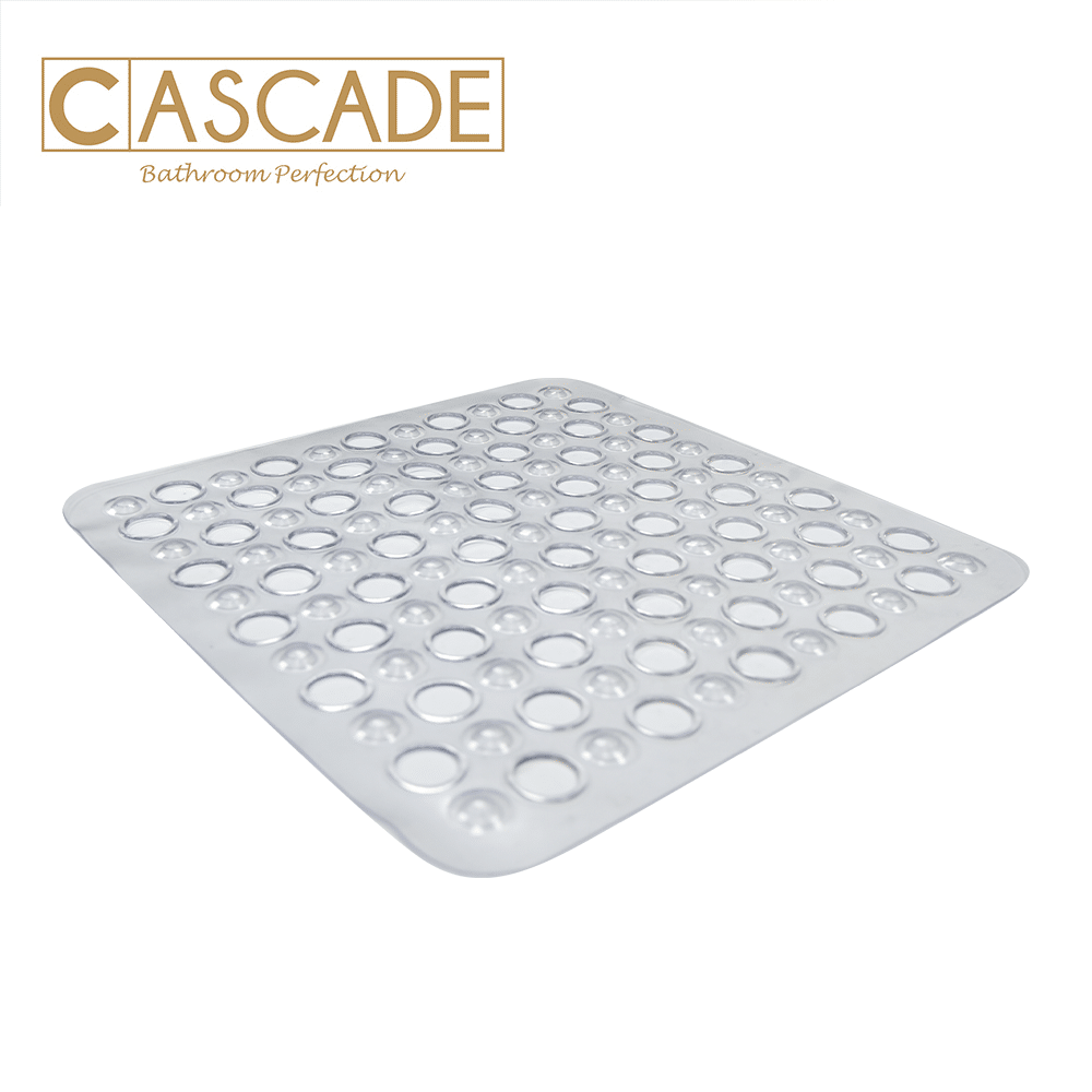 CASCADE 43X43CM SQUARE ANTI-SLIP BATH MAT
