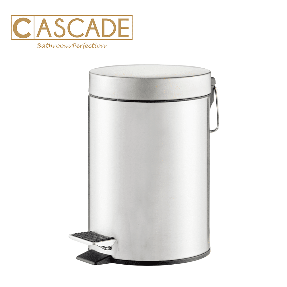 CASCADE 3LITERS STAINLESS STEEL STEP BIN