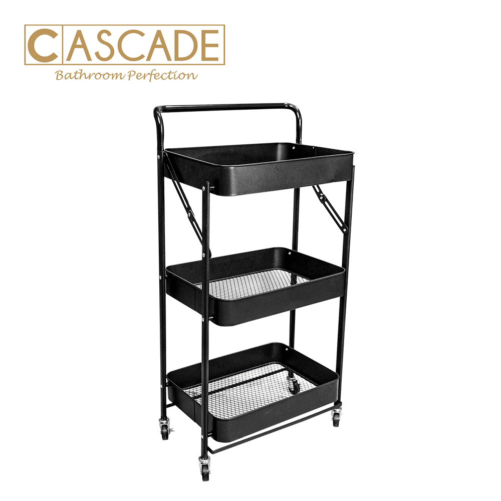 CASCADE 3 TIER FOLDABLE TROLLEY
