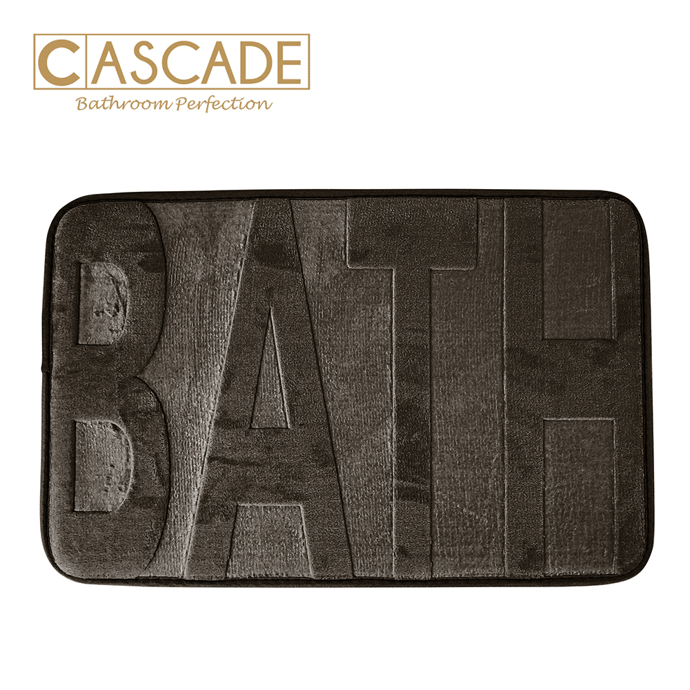 CASCADE COMFY BATHMAT BROWN