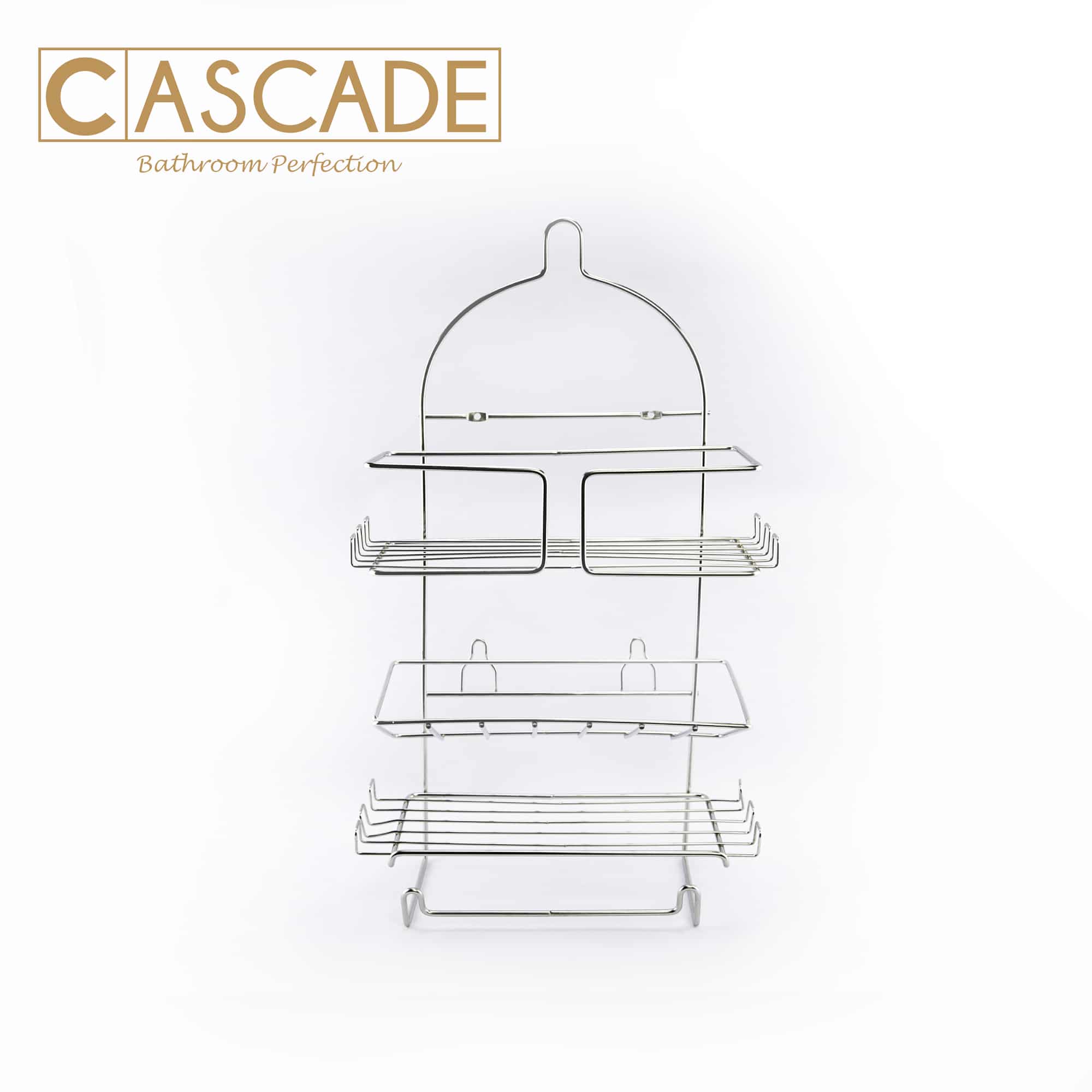 CASCADE 3 LAYER SS SHOWER CADDY