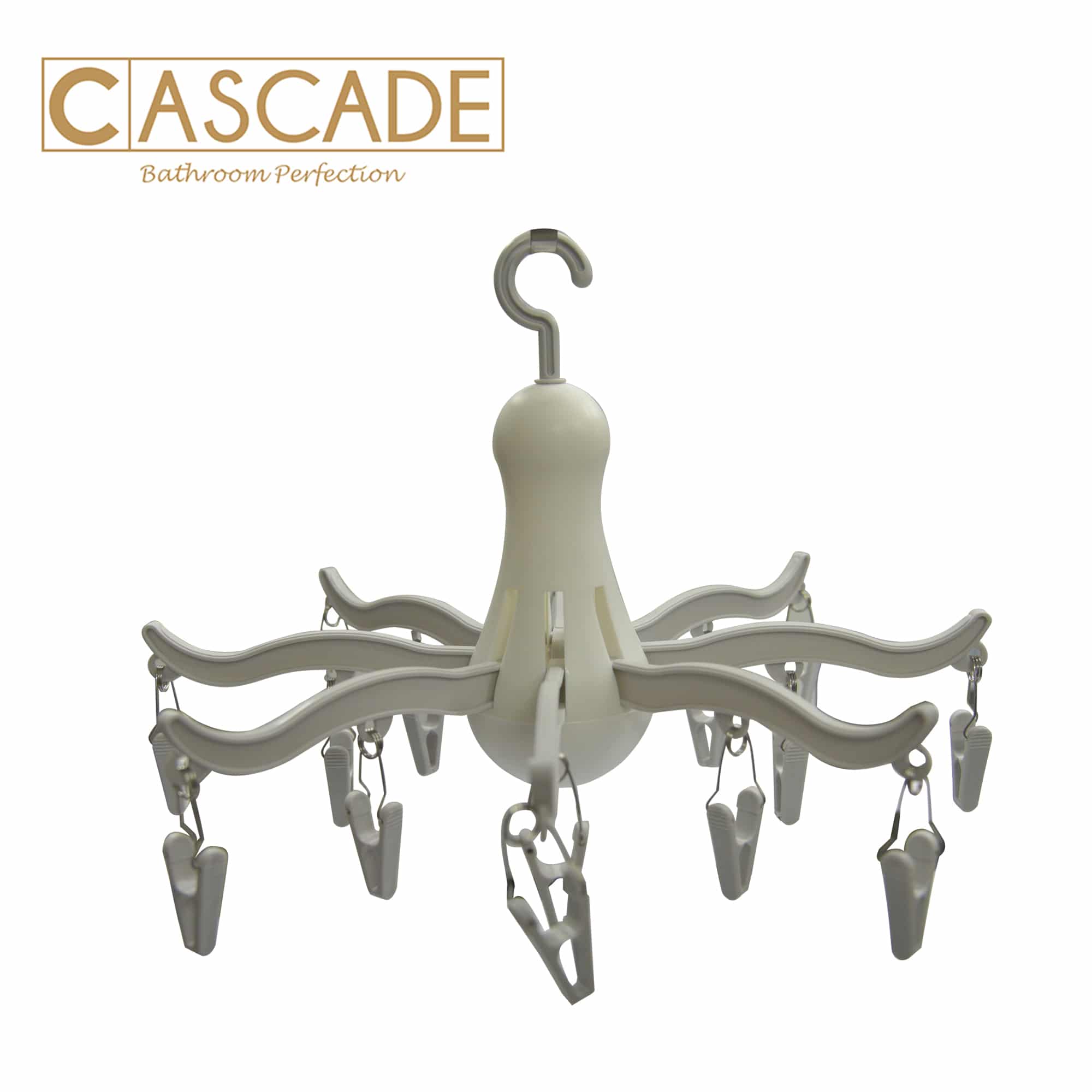 CASCADE ROUND HANGER WITH 16 CLIPS