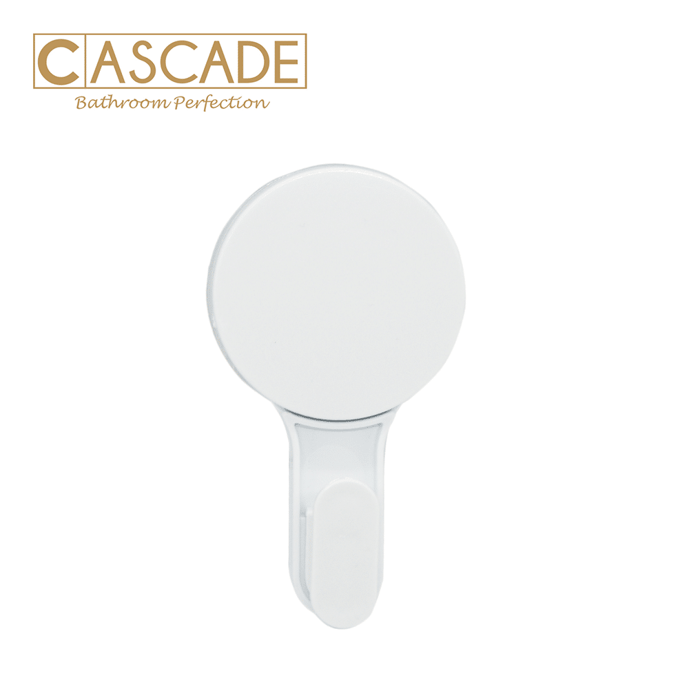 CASCADE SUCTION SINGLE HOOK WHITE