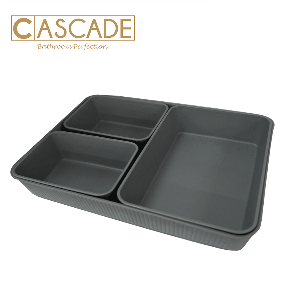 CASCADE 5PCS MULTI-PURPOSE STORAGE GRAY