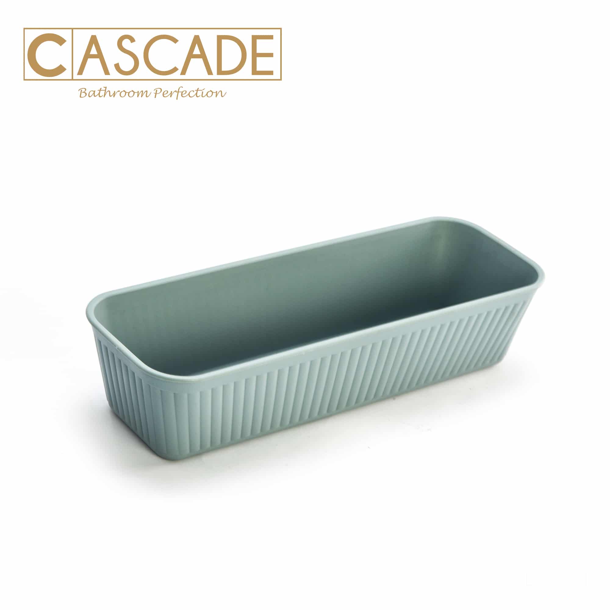 CASCADE MEDIUM DESK ORGANIZING TRAY-LIGHT GREY