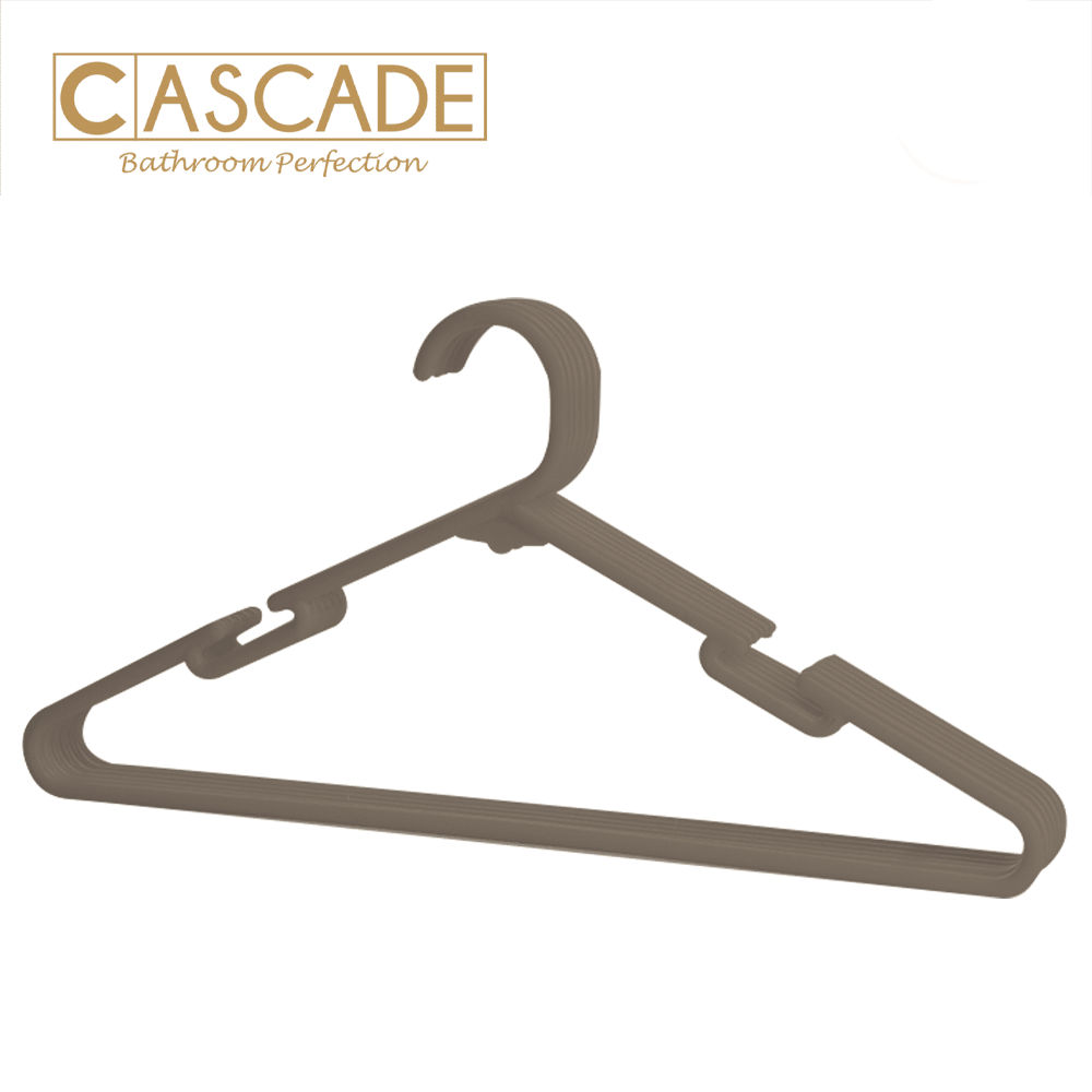 CASCADE 6 PIECE PLASTIC HANGER