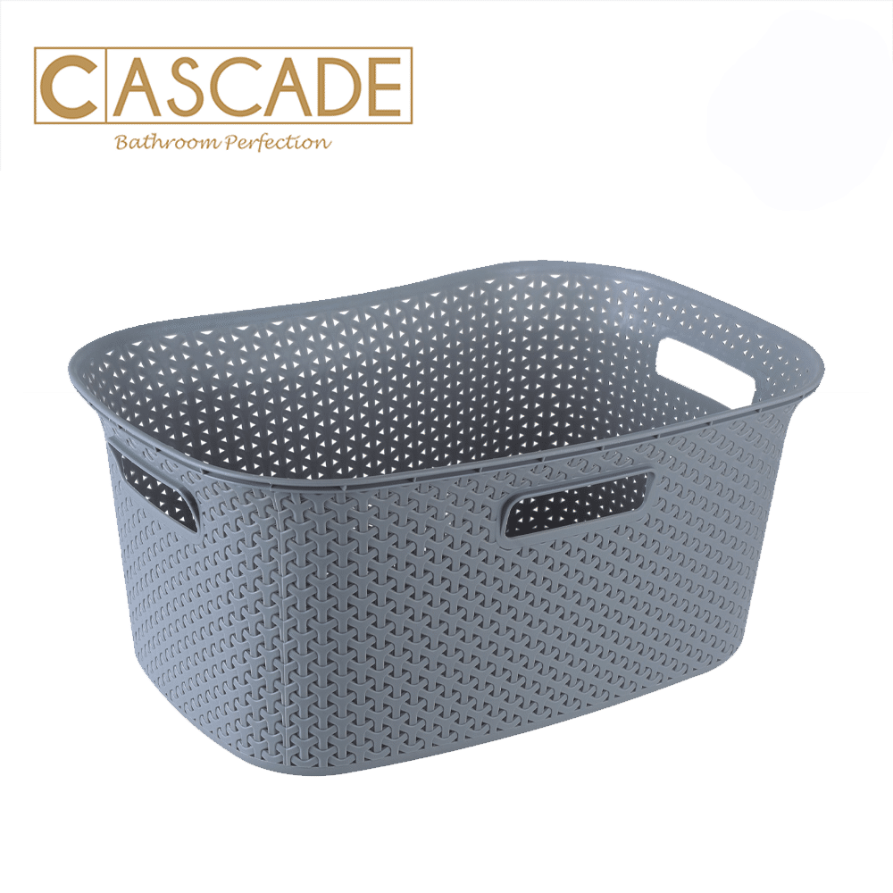 CASCADE LAUNDRY BASKET GRAY