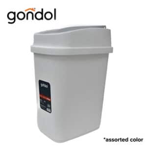 GONDOL SABRINA TRASH BIN 10LITERS ASSTD COLOR