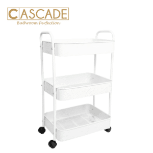CASCADE 3 TIER MULTI-PURPOSE METAL TROLLEY