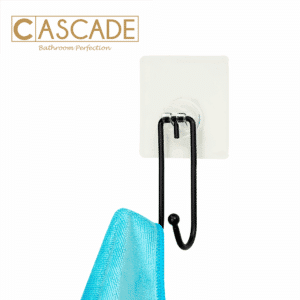 CASCADE MULTI-PURPOSE HOOK WITH ADHESIVE STICKER