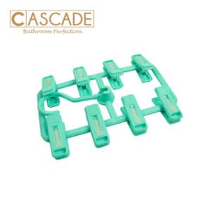 CASCADE SQUARE HANGER W/ 8CLIPS - GREEN
