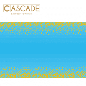 CASCADE DOTTED BLUE TABLE COVER 137X274CM