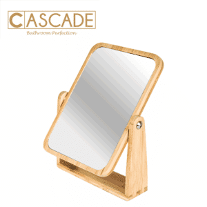 CASCADE WOODEN RECTANGULAR VANITY MIRROR