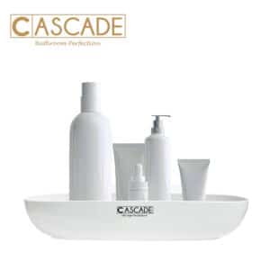 CASCADE MULTI -PURPOSE OVAL SHELF WITH ADHESIVE STICKER
