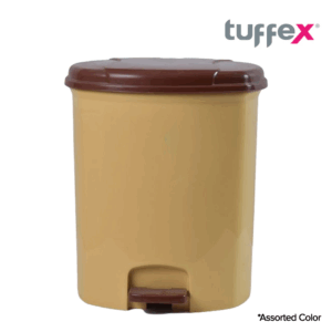 TUFFEX NO4 LUXURY PEDALLED DUSTBIN 25L(WHITE,CREAM,GRAY)