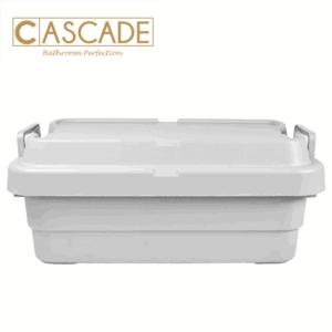 CASCADE 30 LITERS RECTANGULAR OUTDOOR STORAGE BOX GRAY