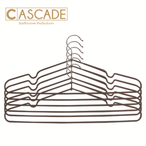 CASCADE 6 PIECES NON-SLIP METAL HANGER