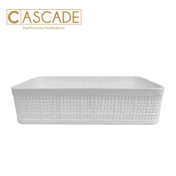 CASCADE LARGE SQUARE KNITTED PLASTIC STORAGE - Cascade