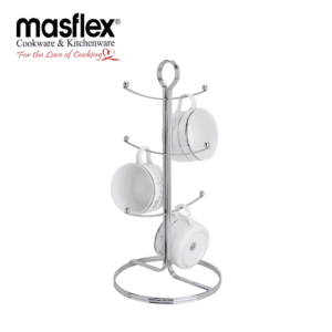 Masflex Chrome Plated Coffee Cup Rack