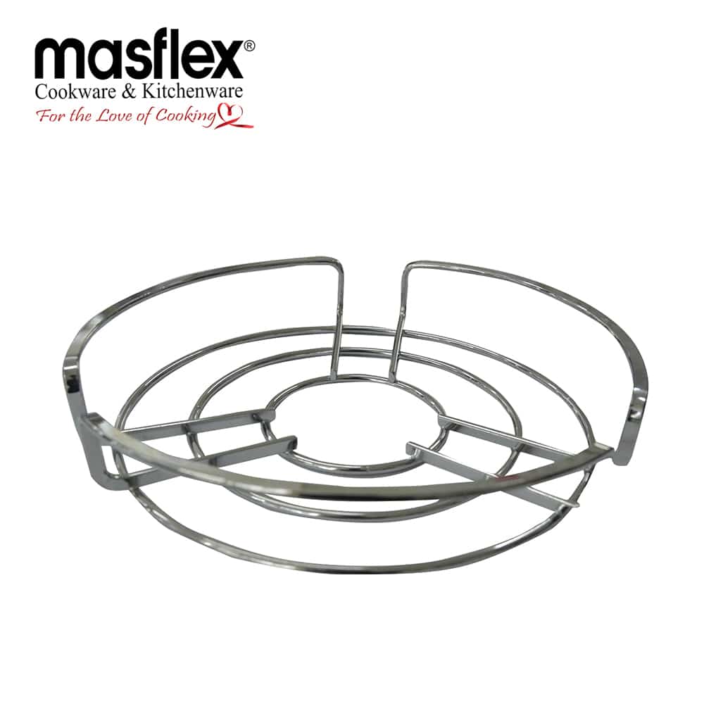 Masflex Chrome Plated Wok Holder Round