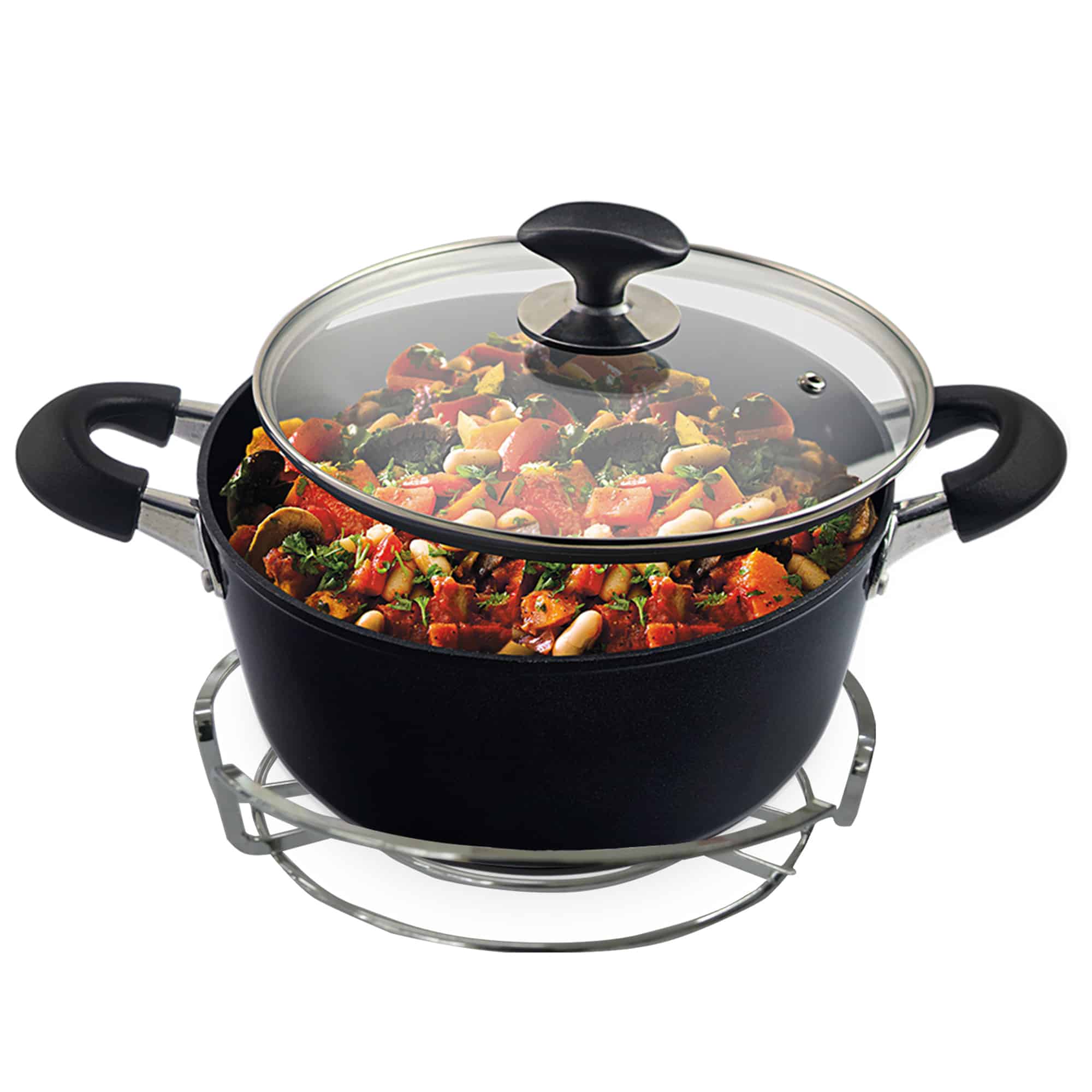 Masflex Chrome Plated Wok Holder Round - Image 4