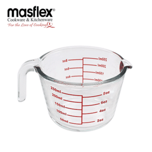 Masflex 250ml Glass Measuring Cup