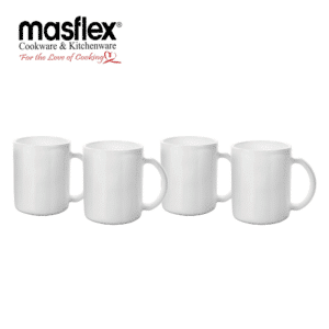 Masflex 350ml/12oz 4 Piece Opal Mug Set