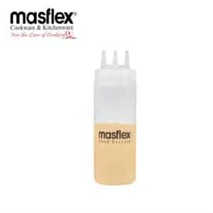 Masflex 350ml/12oz PP Plastic Dispenser w/ 3 Nozzles